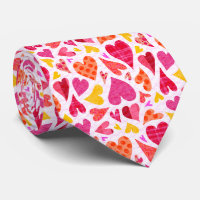 Whimsique Doodle Hearts med Mönster och Struktur