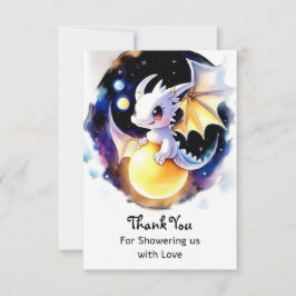 Whimsique Dragon Baby Shower Tack Kort