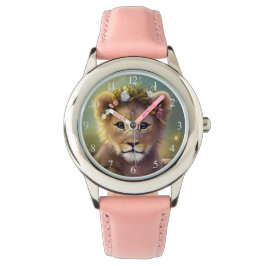 Whimsique Fantasy Cute Kawaii baby lejona unge Armbandsur
