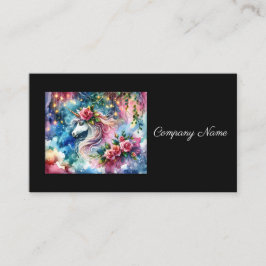 Whimsique Fantasy Unicorn Visitkort