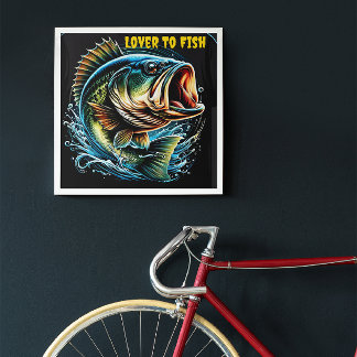 Whimsique Fishy A Mouthy Design Poster