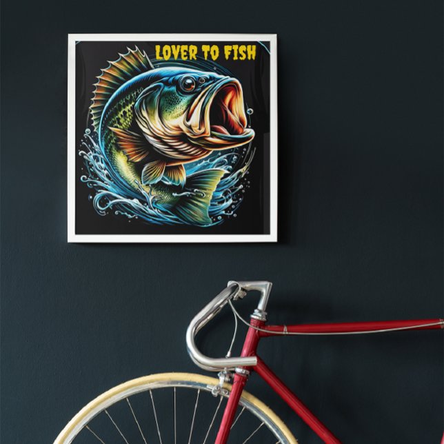 Whimsique Fishy A Mouthy Design Poster (Skapare uppladdad)