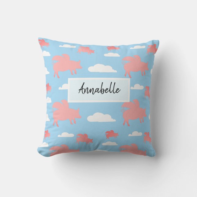 Whimsique Flied Grisar Kudde (Framsida)