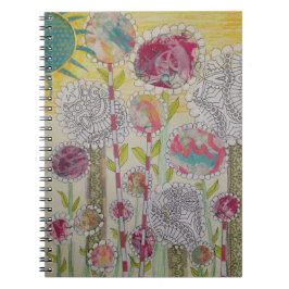 Whimsique Flowers Anteckningsbok