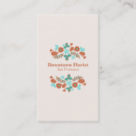 Whimsique Flowers Visitkort