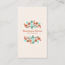 Whimsique Flowers Visitkort