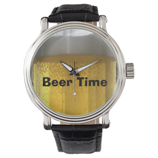 Whimsique Foaming Beer Watch Armbandsur (Framsida)