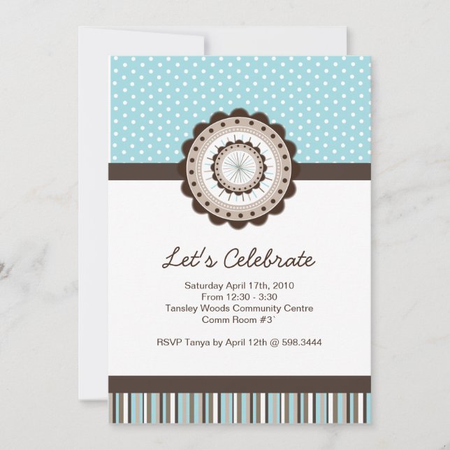 Whimsique Födelsedagsfest inbjudan - TBA WINNER (Framsida)