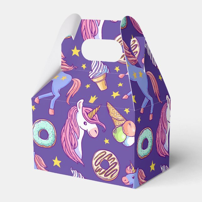 Whimsique Fusion of Unicorns, Donuts, Ice Cream Presentaskar (Framsidan Sidan)