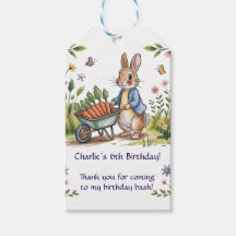 Whimsique Garden Bunny Boy Birthday Bash Favor