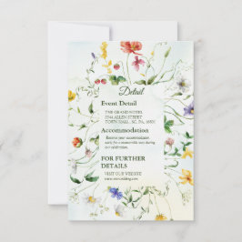 Whimsique Garden Watercolor Vild Flower Summer