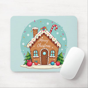 Whimsique Gingerbröd House-julscenen Musmatta