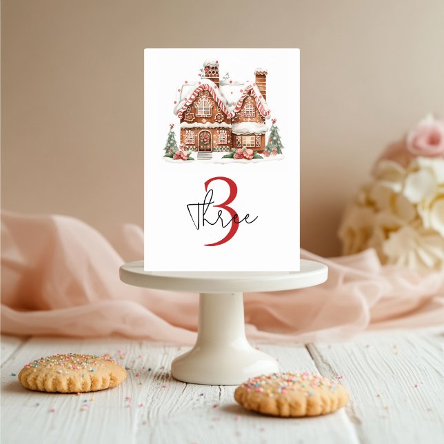 Whimsique Gingerwab House Birthday Bordsnummer (Skapare uppladdad)