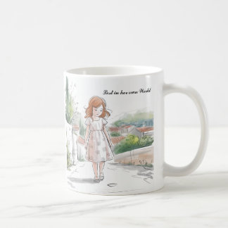 Whimsique Girl in ature - Peacful Moment Mugg