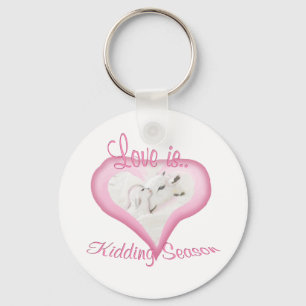 Whimsique goat Artwork Mor och Baby Nyckelring