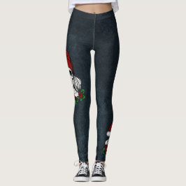 Whimsique Gothic Skull-jul Leggings