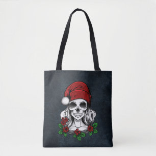 Whimsique Gothic Skull-jul Tygkasse