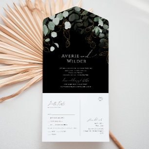 Whimsique Grey Black Guld Avslappnad Seal och Send