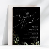 Whimsique Grey och Guld | Black Bröllop Brunch