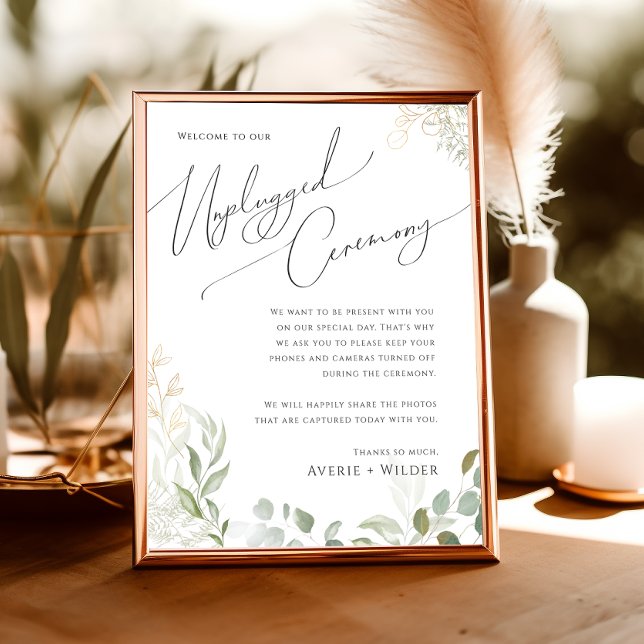 Whimsique Grey och Guld | Ceremoni utan nätanslutn Poster (Skapare uppladdad)