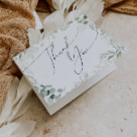 Whimsique Grey och Guld-Folket tackkort<br><div class="desc">Gå in i en värld av förtjusning med vår vimska grej och guld-vikta tack du kort, perfekt för din botaniska vår boho bröllop. Tack för att du är skicklig på grönt, eukalyptus och guld-accenter. Tack för det här är att du kortar ut elegans och modern stollig. Föreställ er att vi...</div>