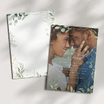 Whimsique Grey och Guld Photo Ram Bröllop Inbjudningar<br><div class="desc">Gå in i en värld av förtjusning med vår gigantiska grey och guld fotobröllopsinbjudan till ram, perfekt till din botaniska vår boho bröllop. Den här inbjudan är full av eucalyptus och accents från grönt och guld, och den är elegans och modern stollig. Föreställ er att vi kör igenom en magisk...</div>