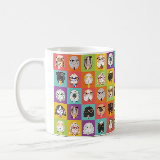 Whimsique Guinea Gris Kaffemugg (Vänster)