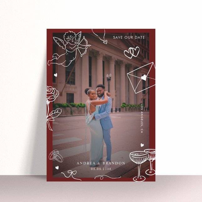 Whimsique Hand plockade 2 Photo Roligt Scribble Br Spara Datumet (Skapare uppladdad)