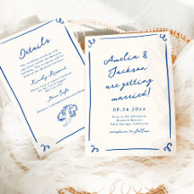 Whimsique Hand plockade marinblått + uppgifter om