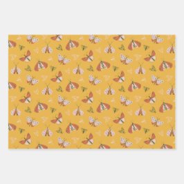 Whimsique hand plockade moths boho mönster