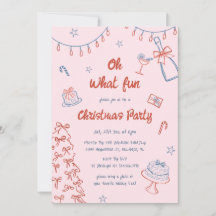 Whimsique Hand plockade Oh Vilken Roligt jul Party
