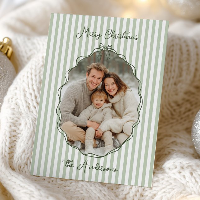 Whimsique Hand plockade Ram Sage Rand Julkort (Skapare uppladdad)