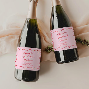 Whimsique Hand plockade Rosa & Red Bröllop