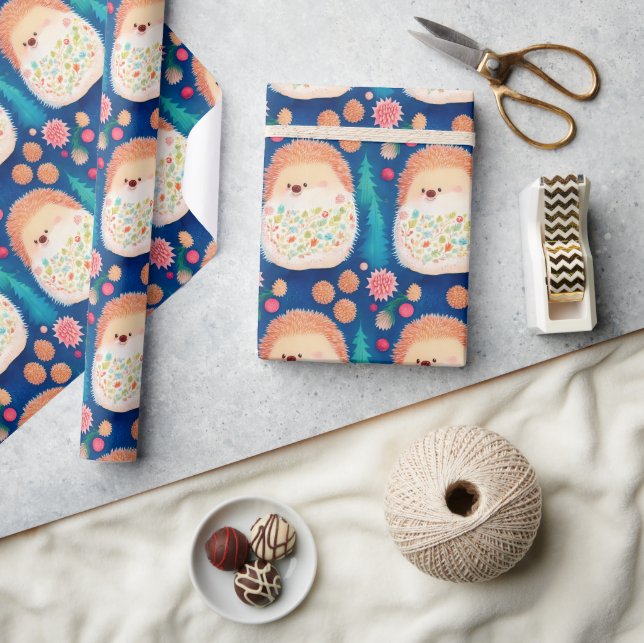 Whimsique Hedgehogs Presentpapper (Hantverk)