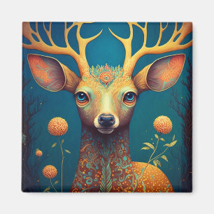 Whimsique Hjort Fantasy Art Magnet