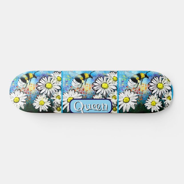 Whimsique Humla i Daisyns Personlig Mini Skateboard Bräda 18,5 Cm (Horz)