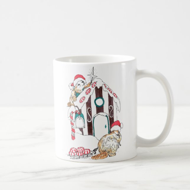 Whimsique jul Alaska Wildlife Coffee Mugg (Höger)