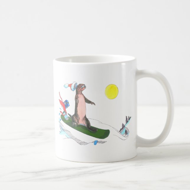 Whimsique jul Alaska Wildlife Coffee Mugg (Höger)