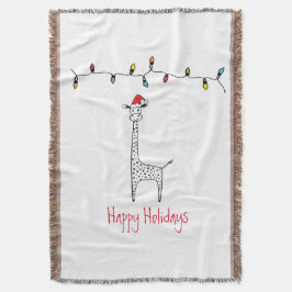 Whimsique jul Giraffe Filt
