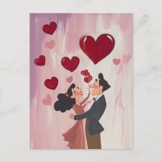 Whimsique Kärlek i Luft Vykort (Framsida)