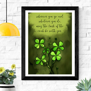 Whimsique Klöver med Tur från Irish Souting Poster