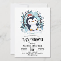 Whimsique Little Penguin Baby Shower
