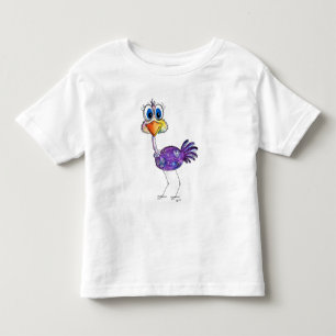 Whimsique Lycklig Lila Ostrich T Shirt