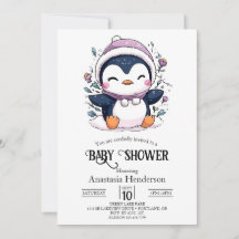 Whimsique Magic Penguin Baby Shower