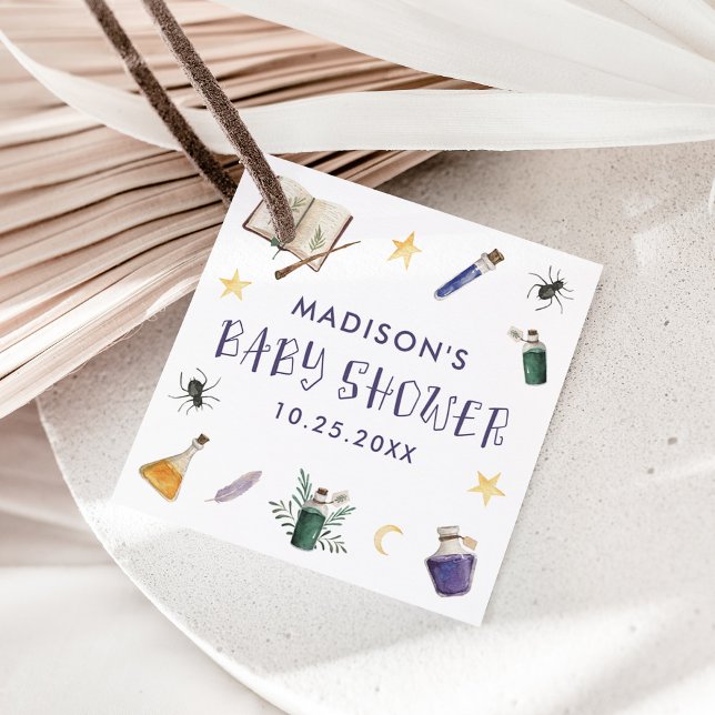 Whimsique Magic Potions Halloween Baby Shower Gåvor Etiketter (Skapare uppladdad)