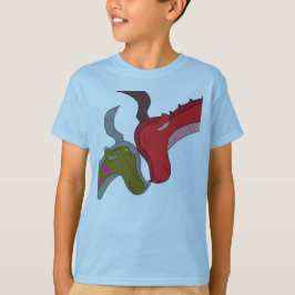 Whimsique Mamma och Baby Dragon Tshirt T Shirt