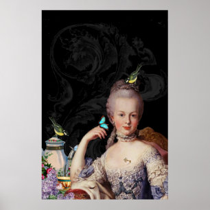 Whimsique Marie Antoinette-hemlige djurhållare Poster