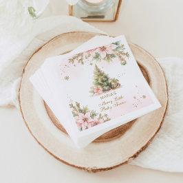 Whimsique Merry Little Baby dusch Rosa guld Pappersservett
