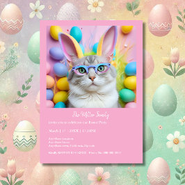 Whimsique Påsk Cat med Bunny Öron