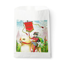 Whimsique Påsk Hälsning: Rider on Giant Chick